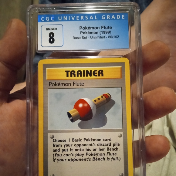 Vintage Base set pokemon Flute CGC SLAB - Picture 5 of 6